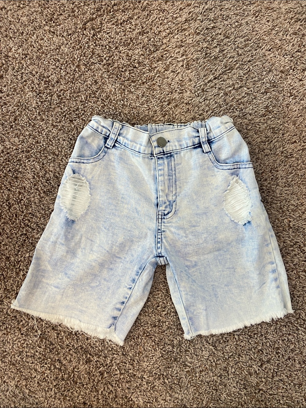 Light Wash Kids Denim Shorts